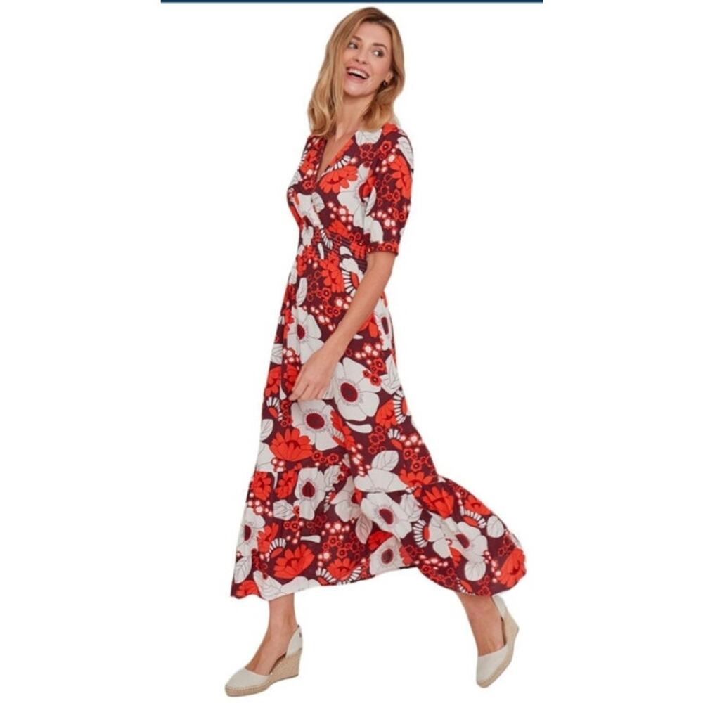 Mademoiselle Yeye- Pow to the people-maxi floral dress- size medium